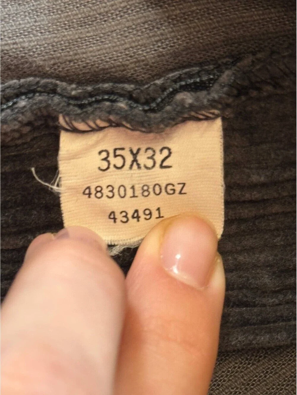 Polo Ralph Lauren Polo Cords Mens 35x32 Brown Corduroy Pleated Pants